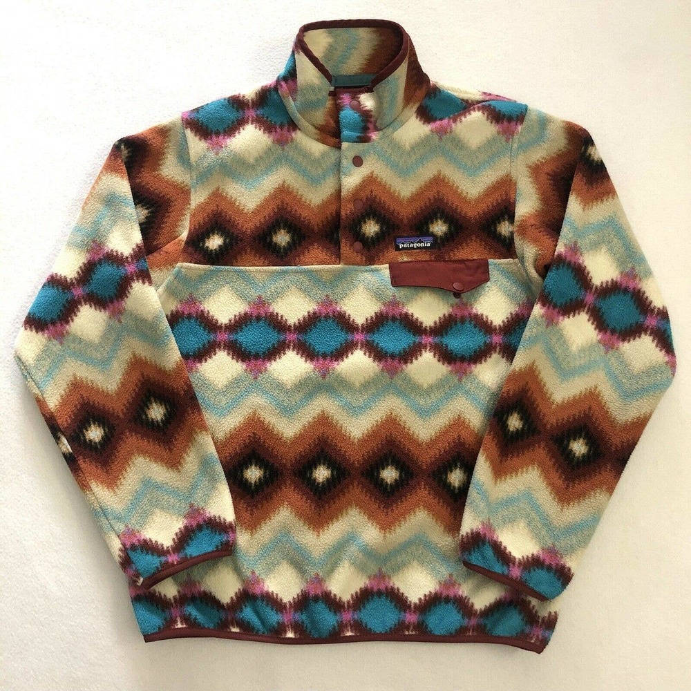 Patagonia Synchilla Multicolor Geometric Fleece Pullover